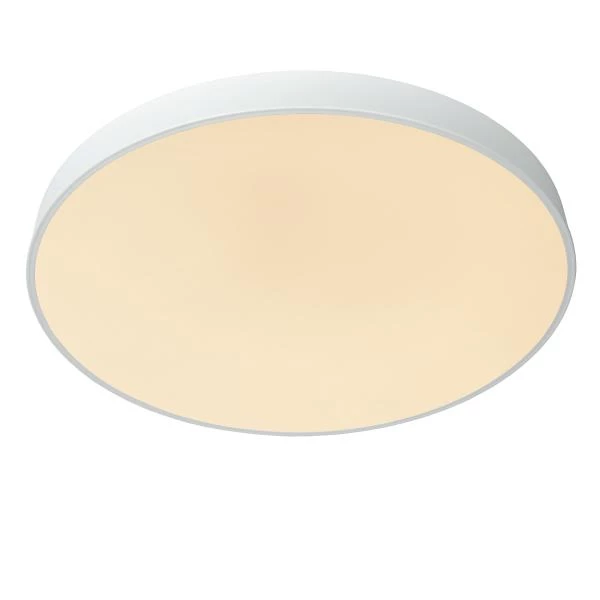 Lucide UNAR - Flush ceiling light - Ø 60 cm- LED 3 StepDim - 1x60W 2700K - White - detail 1